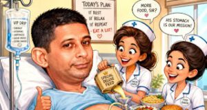 News Room : ආහාර වර්ජනයක නිරත සුරේෂ් සලේට බටයකින් කෑම දෙයි! ~