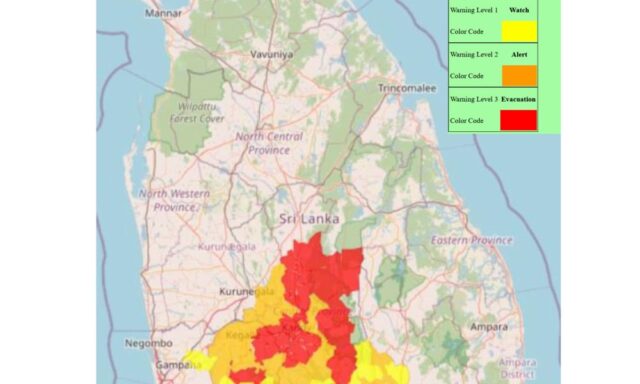 News Room : Landslide early warnings issued to the districts of Colombo Badulla, Gampaha, Kandy, Kegalle, Kurunegala, Matale, Nuwara Eliya and Ratnapura – The Island