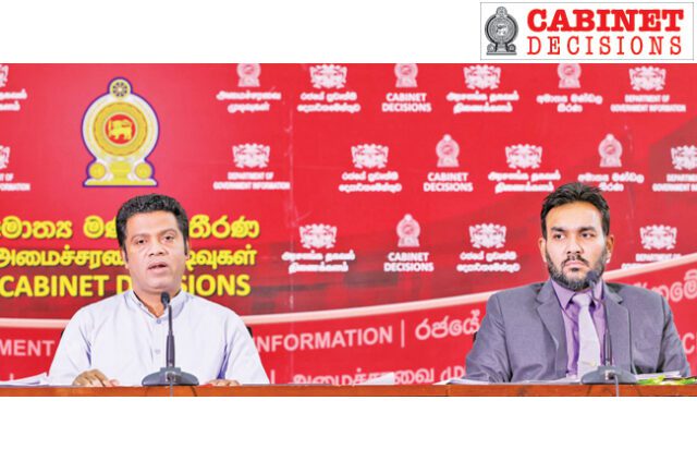 News Room : CABINET DECISIONS – DailyNews