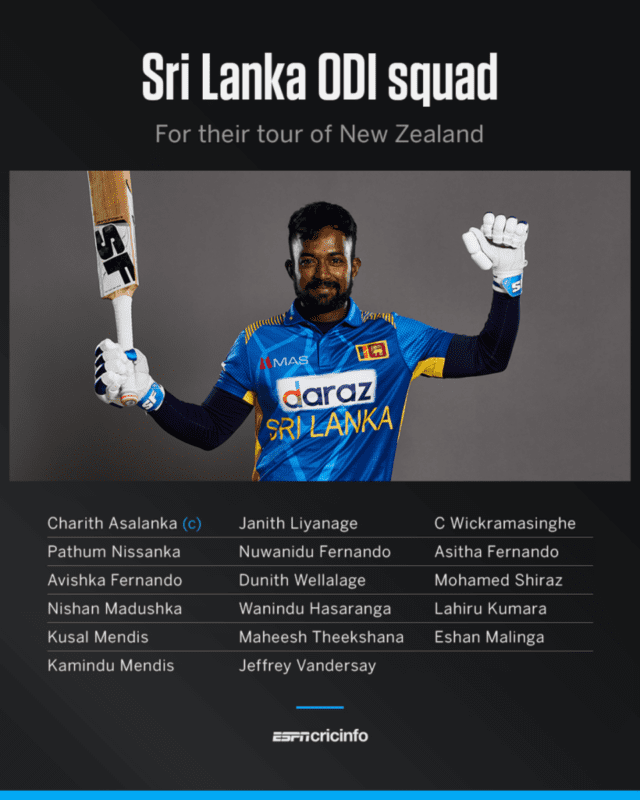 News Room : Eshan Malinga earns maiden call-up for New Zealand ODIs; Lahiru Kumara recalled