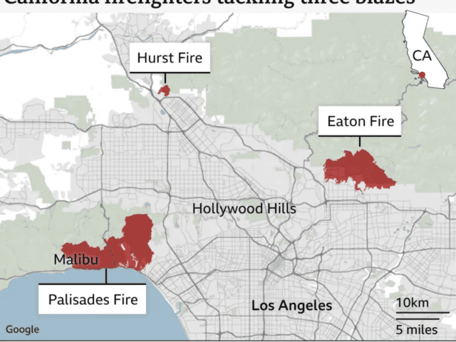 News Room : LA fires death toll rises to 24 as high winds expected