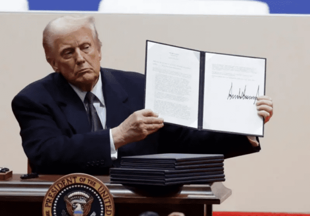 News Room : Trump turns executive orders into rally spectacle – The Island
