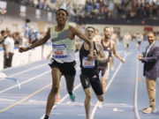 News Room : Yared Nuguse breaks world indoor mile record in New York News Room Yared Nuguse breaks world indoor mile record