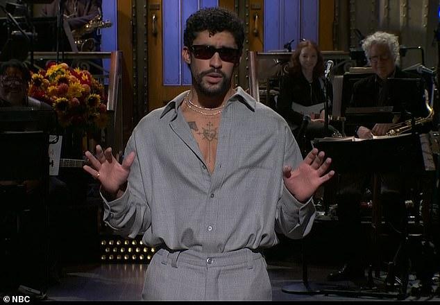 News Room : Bad Bunny’s SNL monologue is crashed by Jon Hamm as rapper pokes fun at his viral Puerto Rico concert clip
