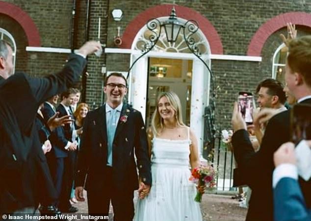 News Room : Game of Thrones star Isaac Hempstead Wright is married! Actor exchanges vows in intimate London ceremony as his former co-stars send their congratulations