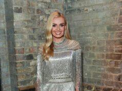 News Room : Katherine Jenkins cuts a glamorous figure in a silver sequinned fringe gown as she attends Virgin Atlantic Attitude Awards