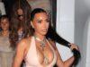 News Room : Kim Kardashian nearly spills out of VERY low-cut latex gown at sister Kylie Jenner’s cosmetics pop-up event in LA News Room Kim Kardashian nearly spills out of VERY