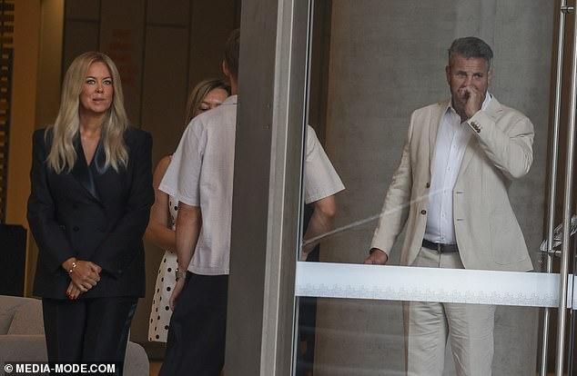 News Room : Samantha Armytage and Barry ‘Bear’ Myrden appear to avoid being photographed together as they do the media rounds for the launch of The Golden Bachelor