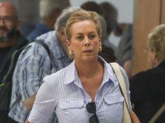 News Room : Samantha Armytage looks effortlessly chic in a shirt dress and $900 Chanel sandals as The Golden Bachelor host touches down in Sydney