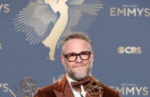 News Room : Seth Rogen’s claim that he’s ‘blacklisted’ from presenting at Emmys gets blunt response from awards show News Room Seth Rogens claim that hes blacklisted from