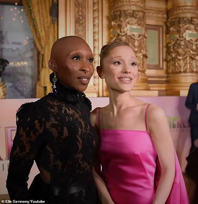 News Room : Ariana Grande and Cynthia Erivo mocked for ‘annoying’ Wicked red carpet exchange as they gush over each other’s ‘auras’