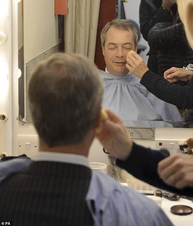 News Room : EDEN CONFIDENTIAL: Make-up artists ‘used bodily fluids on Farage during BBC appearances’, insider claims