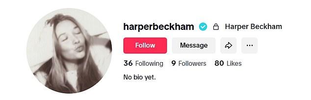 News Room : Harper Beckham officially joins TikTok as the teenager continues to build her brand