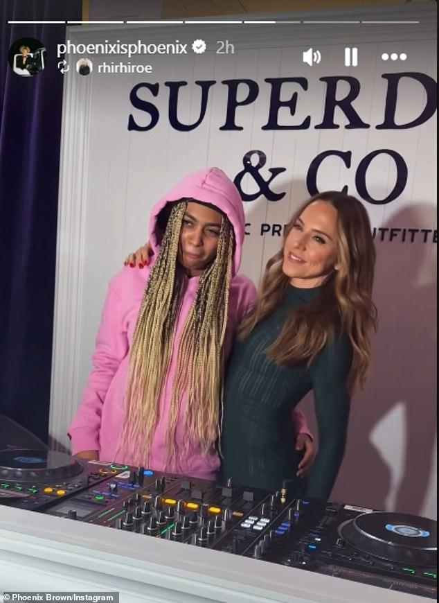 News Room : Mel C shares a sweet moment with