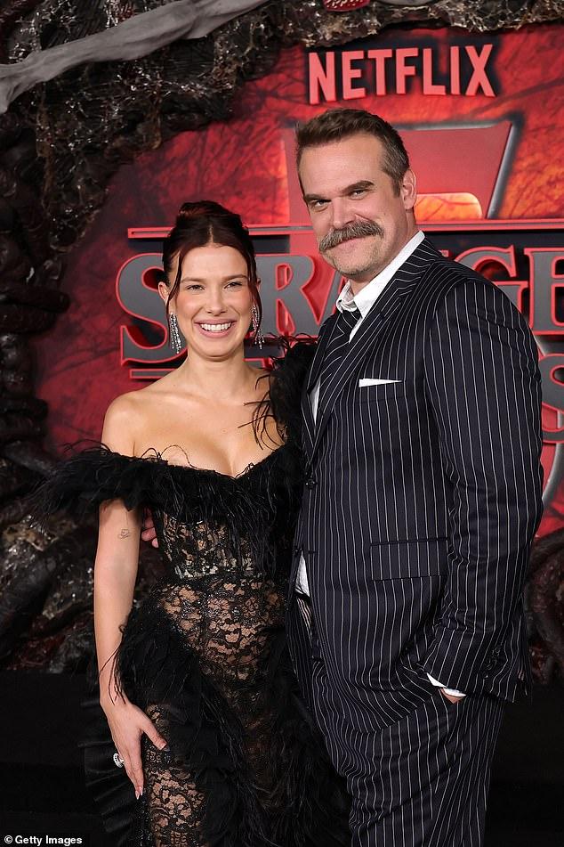 News Room : Millie Bobby Brown REUNITES with David Harbour at Stranger Things premiere after bullying and harassment claim