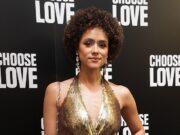 News Room Nathalie Emmanuel wows in a plunging gold