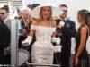 News Room : Rebecca Judd suffers awkward mishap as she attempts to enter the prestigious Birdcage on Derby Day News Room Rebecca Judd suffers awkward mishap as she