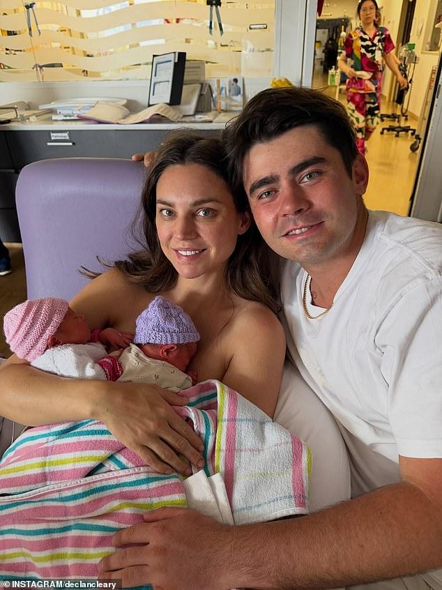News Room : MasterChef couple Sarah Todd, 37, and Declan Cleary, 27, welcome twin girls just in time for Christmas – and reveal their sweet names