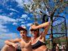 News Room Pip Edwards flaunts her very toned abs