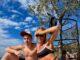 News Room Pip Edwards flaunts her very toned abs