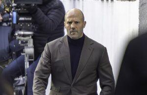 News Room : Jason Statham looks every inch the hard man as he reunites the crew for sequel to London crime thriller Layer Cake – with Camila Mendes as a gangster’s moll News Room Jason Statham looks every inch the hard