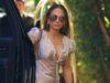 News Room : Jennifer Lopez, 56, looks radiant in plunging satin dress with teen Max, 17, for lavish Beverly Hills outing News Room Jennifer Lopez 56 looks radiant in plunging