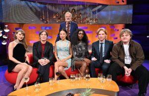 News Room : Taylor Swift invites celebrities who appeared with her on The Graham Norton Show to star in video for latest single Opalite News Room Taylor Swift invites celebrities who appeared with