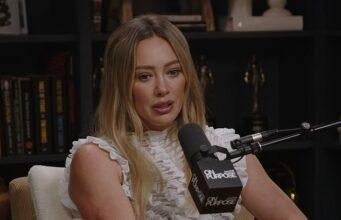 News Room Hilary Duff breaks down in tears as