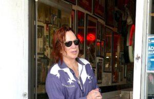 News Room : Mickey Rourke emerges with bizarre red hair after being legally kicked out of LA home over unpaid rent News Room Mickey Rourke emerges with bizarre red hair