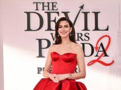 News Room : Anne Hathaway stuns in fiery red gown as she joins Meryl Streep and Emily Blunt at star-studded Devil Wears Prada 2 premiere in NY