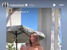 News Room : Hailey Bieber sizzles in slinky dress ahead of Justin’s show as celebs frolic around Coachella Day 2