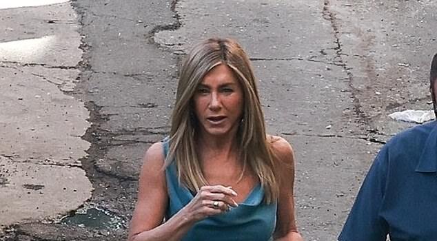 News Room Jennifer Aniston looks tan and fit wearing