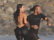 News Room : Lewis Hamilton gropes Kim Kardashian as they make-out in the ocean after going public with romance News Room Lewis Hamilton gropes Kim Kardashian as they