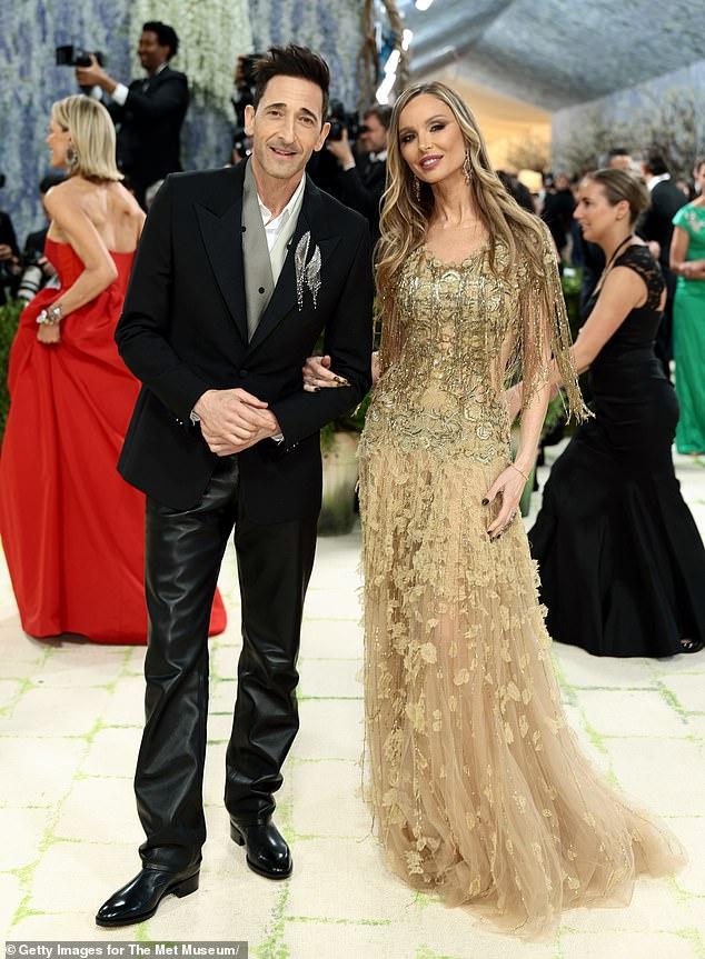 News Room : Adrien Brody's glamorous partner Georgina Chapman stuns