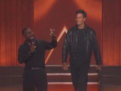 News Room : Awkward moment Tom Brady hits on Kevin Hart’s wife and references affair at Netflix roast