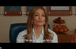 News Room : Jennifer Lopez and Brett Goldstein mix business with pleasure with Caribbean work trip in new Office Romance clip News Room Jennifer Lopez and Brett Goldstein mix business with