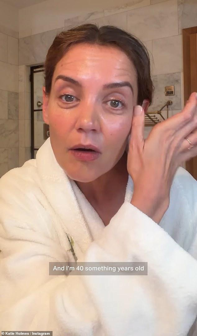News Room : Katie Holmes, 47, reveals her 'minimal' makeup