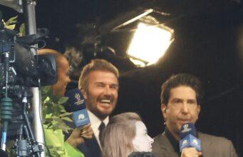 News Room : The One Where Arsenal Got Beat! Friends icon David Schwimmer joins David Beckham at star-studded Champions League final as Gunners lose to Paris Saint-Germain News Room The One Where Arsenal Got Beat Friends