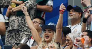 News Room : England WAGs Megan Pickford, Ellie Alderson and Ashlyn Castro cheer from the stands at thrilling World Cup game against Croatia