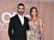 News Room : Jennifer Lopez nearly busts out of strapless floral gown as she cozies up to Brett Goldstein at Office Romance premiere in NYC… after addressing dating rumors News Room Jennifer Lopez nearly busts out of strapless