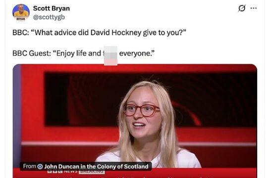 News Room Moment BBC guest drops f bomb live on