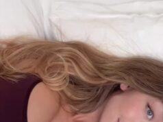 News Room : Sydney Sweeney flaunts famous cleavage in skimpy two-piece as she films herself in bed… after Euphoria boss defended her OnlyFans storyline