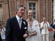 News Room : Eva Herzigova, 53, stuns in a Lanvin bridal gown as she finally marries businessman Gregorio Marsiaj in Italy after 25 years together News Room Eva Herzigova 53 stuns in a Lanvin