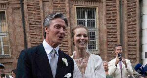 News Room : Eva Herzigova, 53, stuns in a Lanvin bridal gown as she finally marries businessman Gregorio Marsiaj in Italy after 25 years together