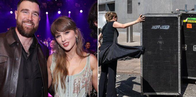 News Room : First glimpse from inside Taylor Swift and Travis Kelce’s opulent wedding party… and MAJOR clue about who will perform at the big blowout: Live updates