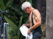 News Room : Harrison Ford, 83, shows off impressive physique as he goes shirtless in public on LA outing News Room Harrison Ford 83 shows off impressive physique