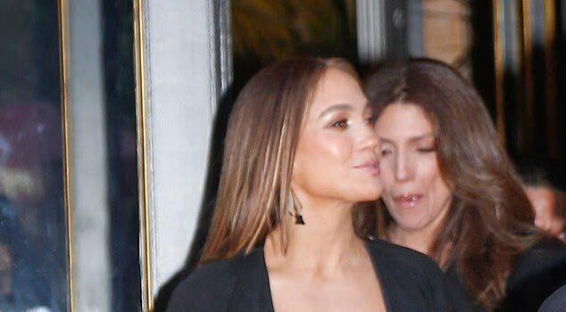 News Room : Jennifer Lopez, 56, puts on an eye-popping display as she goes bra free in a very plunging top in Paris News Room Jennifer Lopez 56 puts on an eye popping