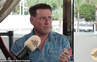 News Room : Karl Stefanovic breaks down over wife’s reaction to his being ‘sacked’ from Today in interview with Piers Morgan aboard luxury yacht – as the two divisive figures commiserate over being punted from breakfast TV News Room Karl Stefanovic breaks down over wifes reaction