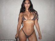 News Room : Kim Kardashian strips down to skimpy bra in raunchy lingerie shoot for new SKIMS drop News Room Kim Kardashian strips down to skimpy bra
