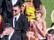 News Room : Loved-up newlyweds Taylor Swift and Travis Kelce surface at ex-Chiefs teammate’s wedding a week after their own star-studded bash News Room Loved up newlyweds Taylor Swift and Travis Kelce